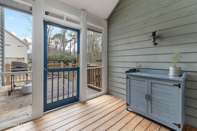 103 Ridge Rd, Hampstead, NC 28443 - view of wooden terrace