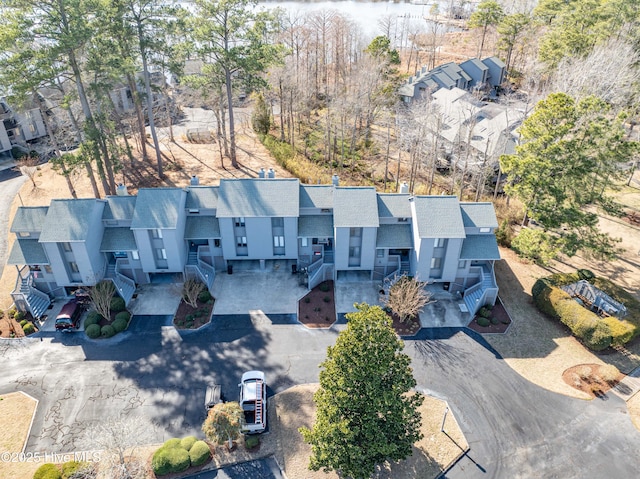 bird's eye view featuring a residential view