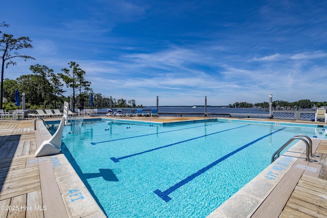 view of community pool