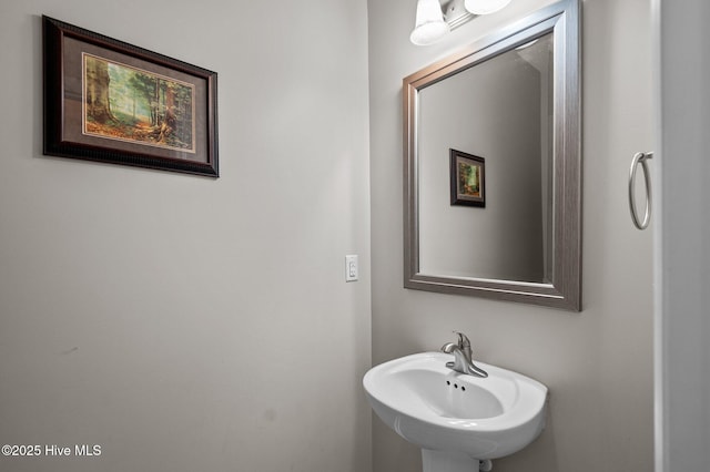 bathroom with a sink