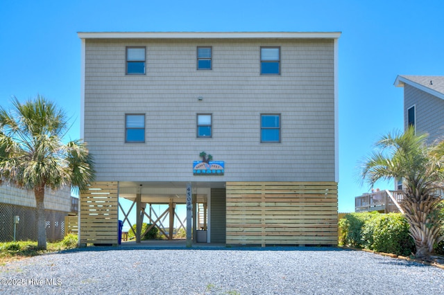 view of front of property