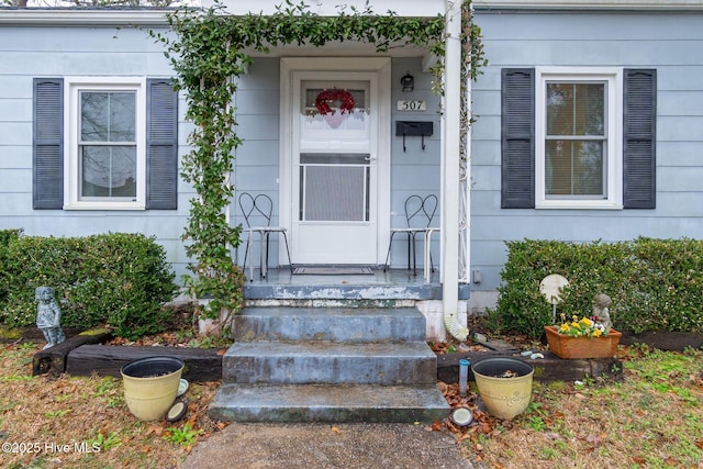 view of property entrance