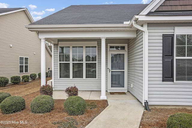 1180 Red Bay Pl, Leland, NC 28451 - property entrance featuring covered porch and a shingled roof