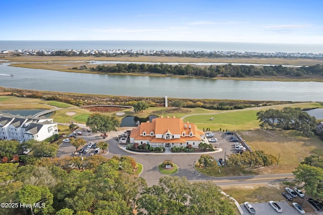 1773 Oakbrook Dr SW, Ocean Isle Beach, NC 28469 - drone / aerial view with a water view