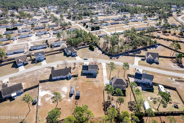 birds eye view of property featuring a residential view