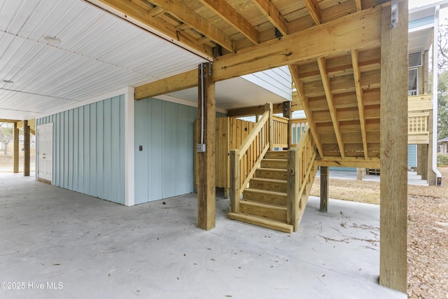 131 NW 18th St, Oak Island, NC 28465 - view of patio featuring stairs