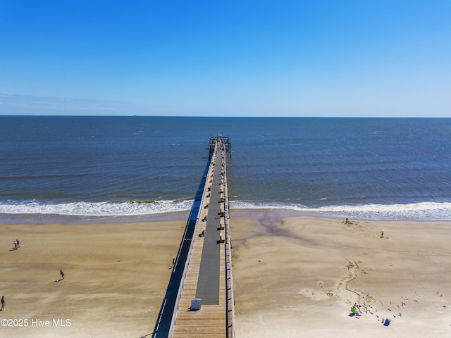 131 NW 18th St, Oak Island, NC 28465 - water view featuring local beach