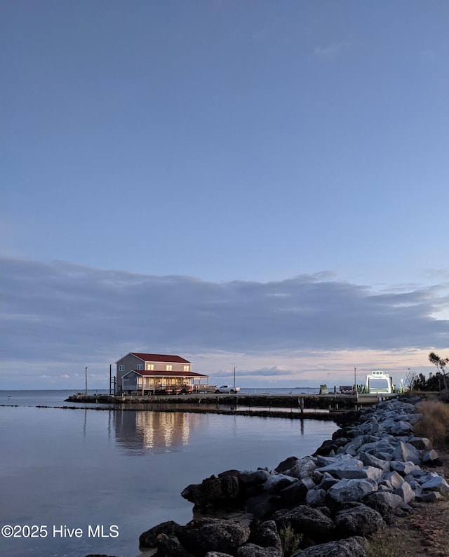 property view of water