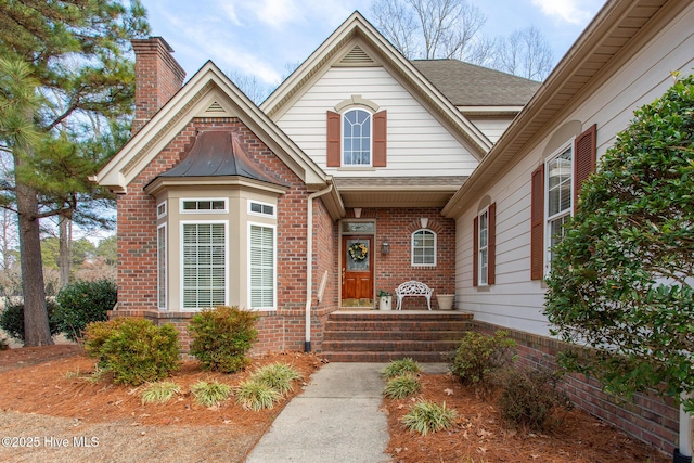 view of front of property