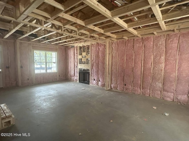view of basement