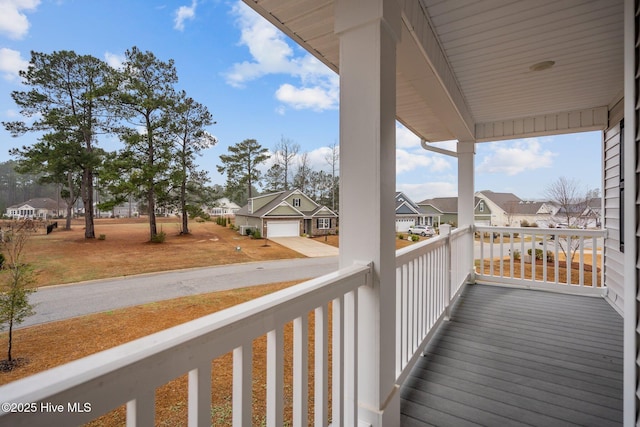 balcony with covered porch