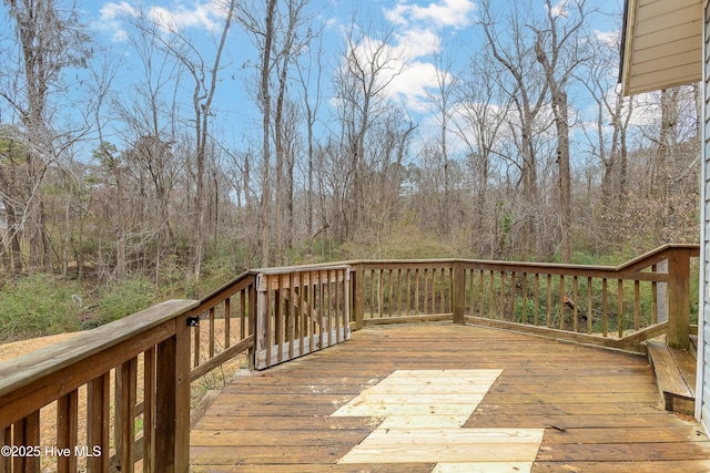 view of deck