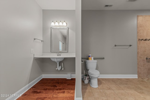 427 Candlewood Dr, Jacksonville, NC 28540 - bathroom with toilet and tile patterned flooring