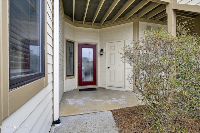 view of entrance to property