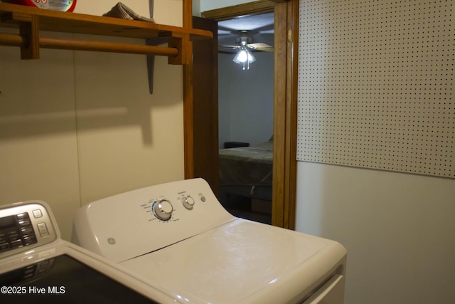 washroom featuring separate washer and dryer