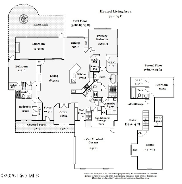 4358 Cobleskill Dr, Leland, NC 28451 - property floor plan