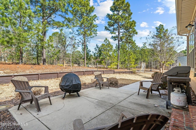 view of patio / terrace with grilling area