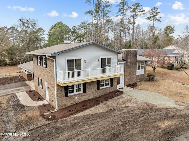 view of front of home