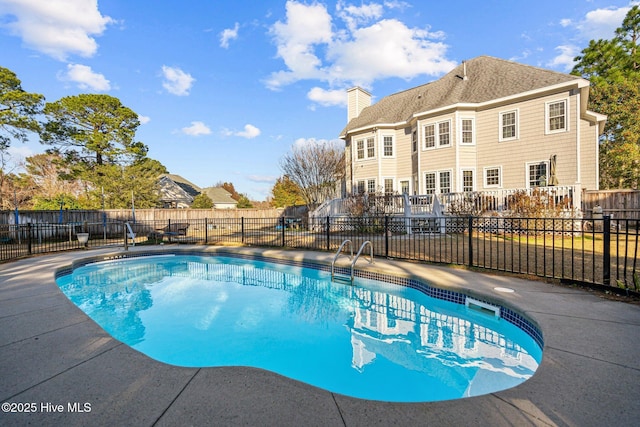 view of pool