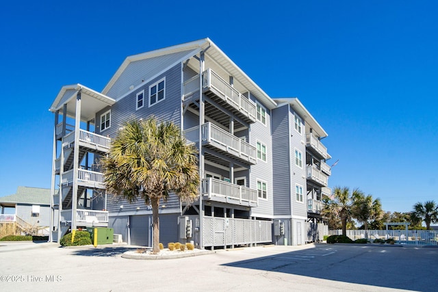 view of building exterior with an attached garage