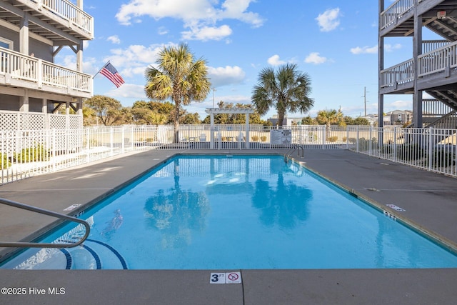 view of pool