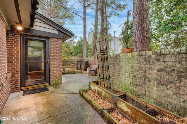 exterior space with a patio area