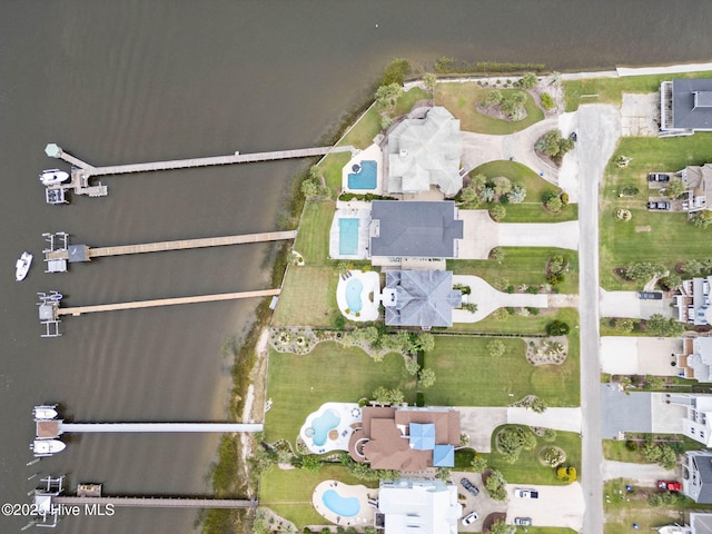 57 Craven St, Ocean Isle Beach, NC 28469 - aerial view of property's location featuring a pool