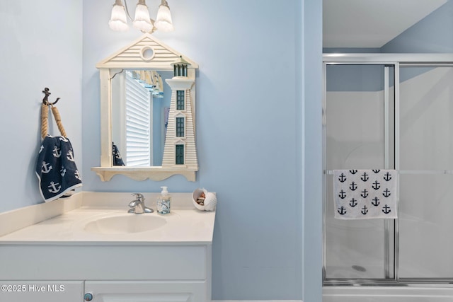 57 Craven St, Ocean Isle Beach, NC 28469 - full bath with vanity and a shower stall