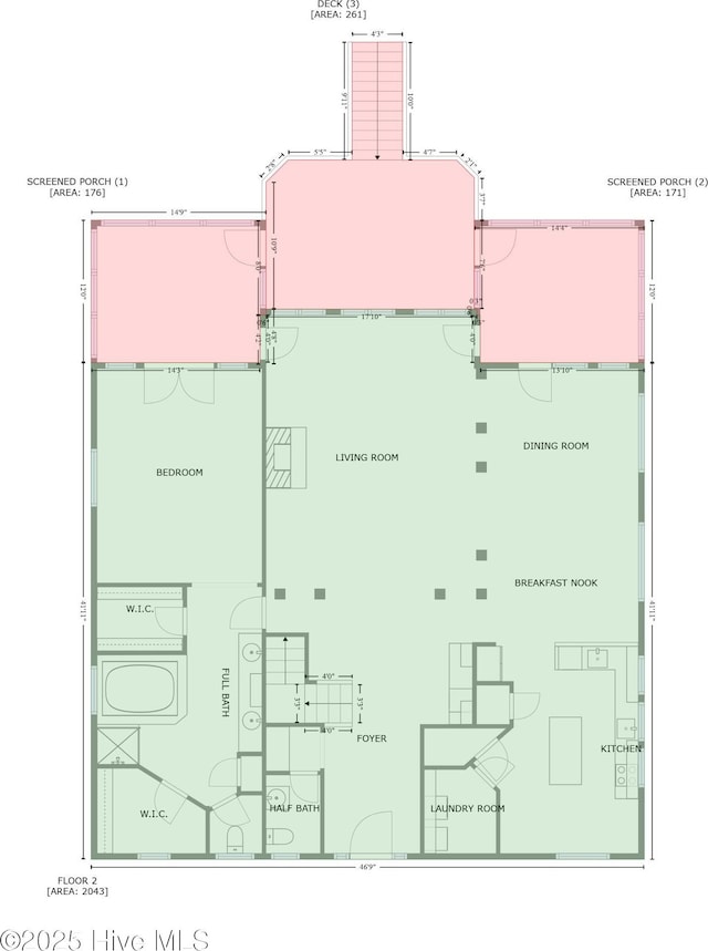 57 Craven St, Ocean Isle Beach, NC 28469 - view of floor plan / room layout