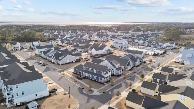 aerial view featuring a residential view