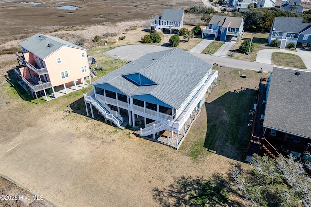 bird's eye view featuring a residential view