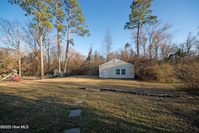 view of yard