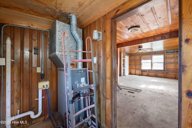 view of utility room