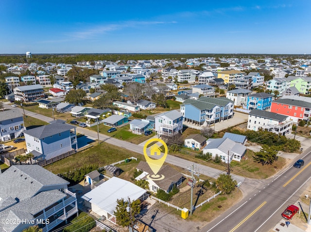 drone / aerial view featuring a residential view