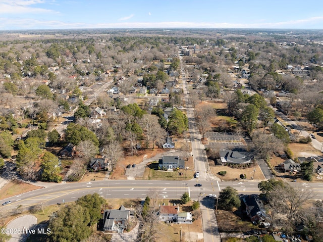 drone / aerial view featuring a residential view