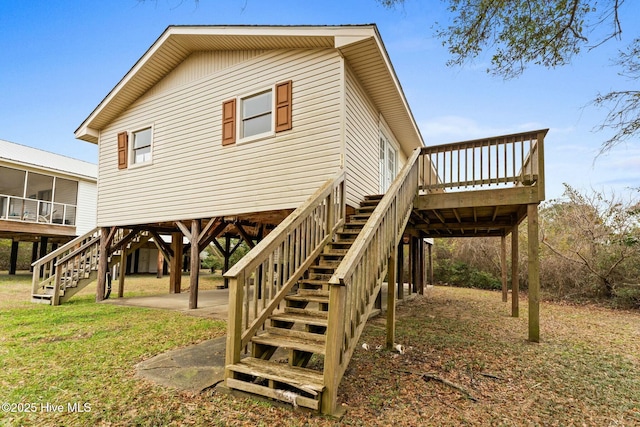 rear view of property with a patio area