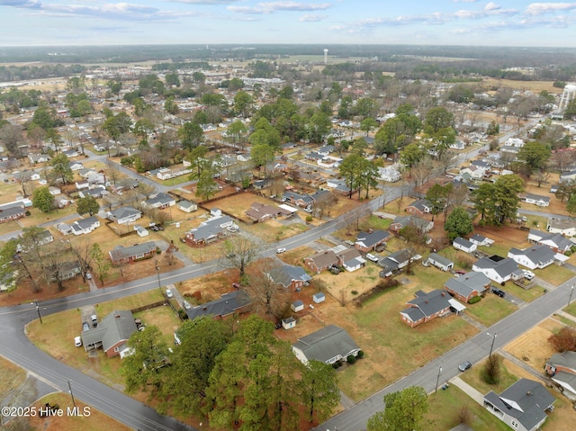 drone / aerial view featuring a residential view