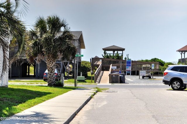 view of street featuring sidewalks