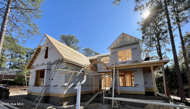 exterior space featuring a porch