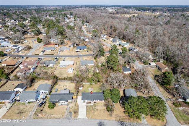 birds eye view of property featuring a residential view