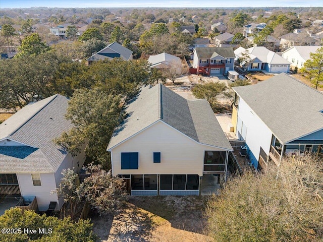 birds eye view of property featuring a residential view