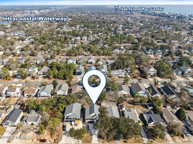 birds eye view of property featuring a residential view