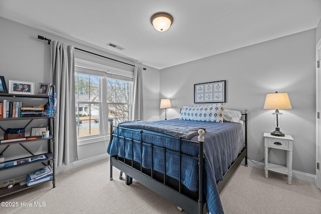 bedroom with carpet flooring