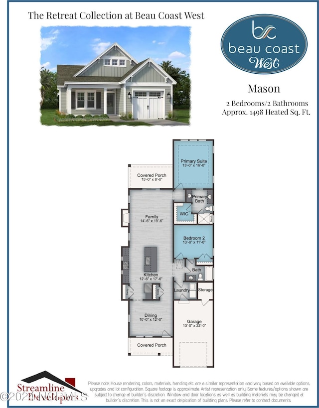 178 Pine View Blvd, Beaufort, NC 28516 - plan