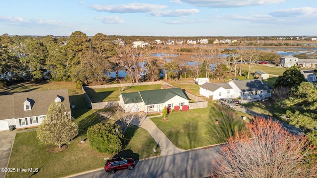 1810 Paulette Rd, Morehead City, NC 28557 - aerial view of property and surrounding area with a large body of water and nearby suburban area