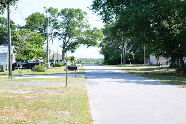 view of road