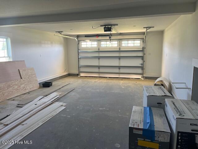 101 Mill Creek Rd, Edenton, NC 27932 - garage featuring a garage door opener
