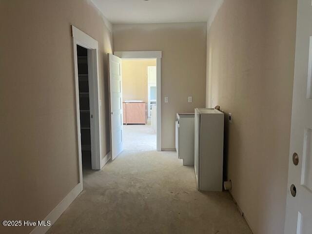 101 Mill Creek Rd, Edenton, NC 27932 - hall with light colored carpet and baseboards