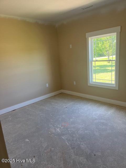 101 Mill Creek Rd, Edenton, NC 27932 - spare room with baseboards and concrete floors