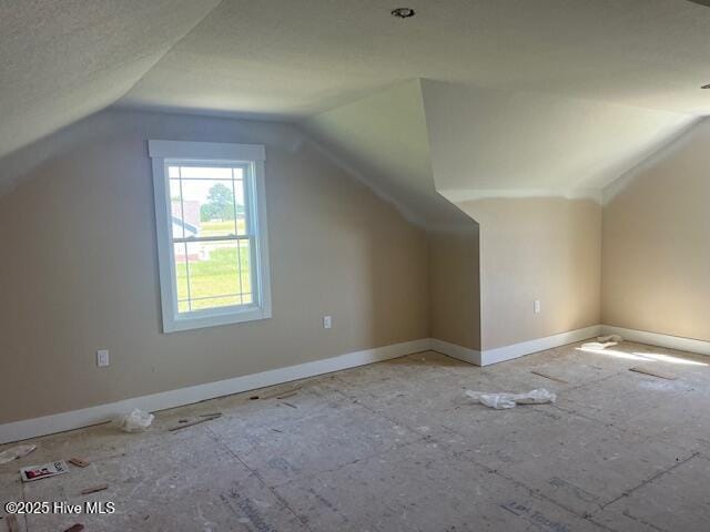 101 Mill Creek Rd, Edenton, NC 27932 - additional living space with vaulted ceiling and baseboards